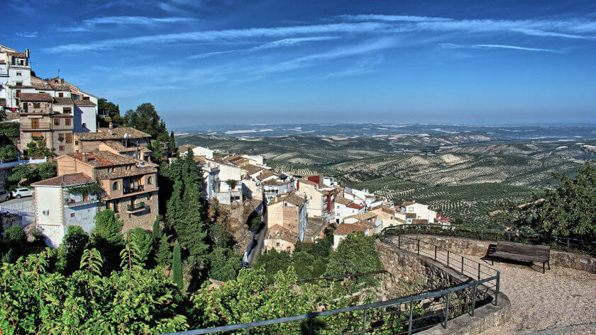 Podium Restaurante La Gamba Dorada voor flamenco-avond in Velez-Malaga