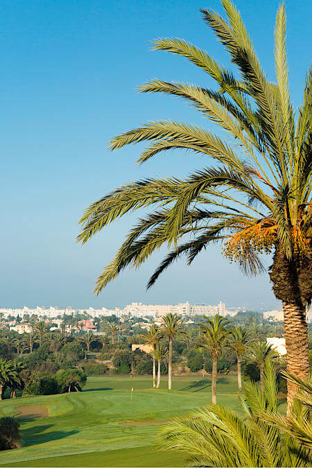 Aussicht vom Golfkurs Añoretta an der Costa del Sol