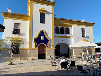 The old railway station in Olevra is now a hotel