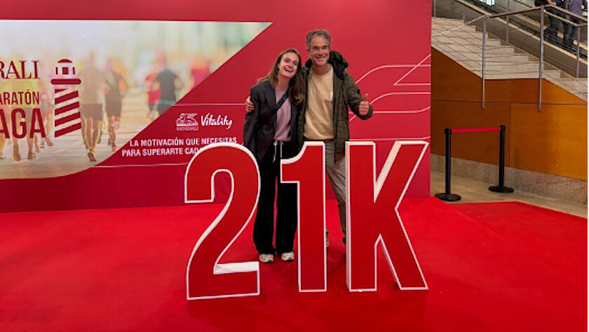 Malaga Marathon in 2025 Hall with stand